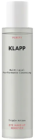 Sredstvo za skidanje šminke trostrukog dejstva Klapp Multi Level Performance Cleansing Triple Action Eye Make-up Remover