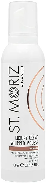 St. Moriz Professional Advanced Luxury Whipped Creme Mousse Samoopaljujuća pena sa satenskim završetkom sa uljem divlje ruže