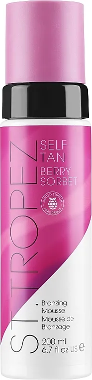St. Tropez Self Tan Berry Sorbet Bronzing Mousse Mousse za samopotamnjivanje sa aromom bobica