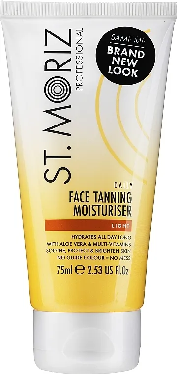 St.Moriz Professional Light Face Tanning Moisturiser Aloe Vera hidratantna dnevna krema