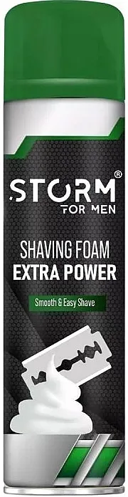 Storm Extra Power Shaving Foam Pena za brijanje 'Dubinsko čišćenje'