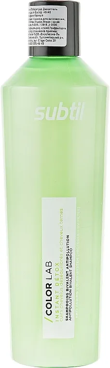 Subtil Color Lab Instant Detox Antipollution Bivalent Shampoo Šampon za kosu