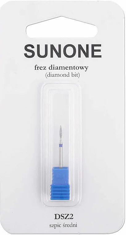 Sunone Diamond Nail Drill Nastavak za električnu turpiju DSZ2 "Plamen", srednji, plavi