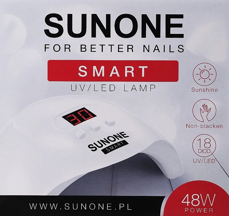 Sunone Smart Lampa 48W UV/LED, bijela