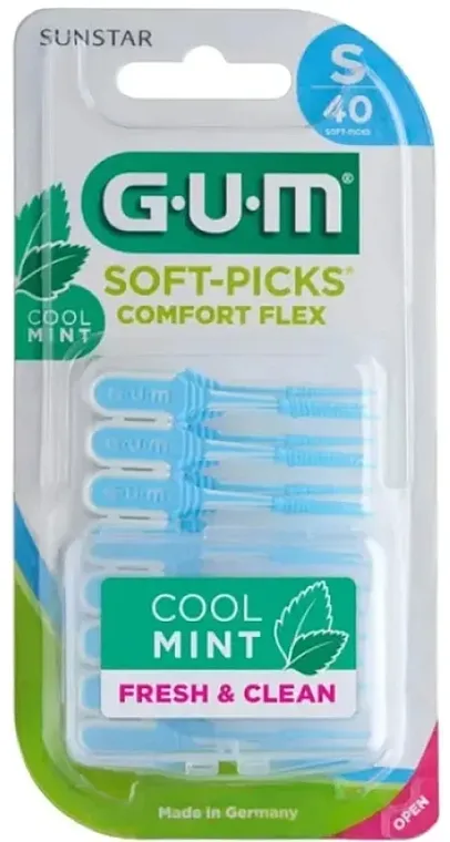 Sunstar Gum Soft-Picks Comfort Flex Cool Mint Gumene interdentalne četkice, veličina S, 40 kom.