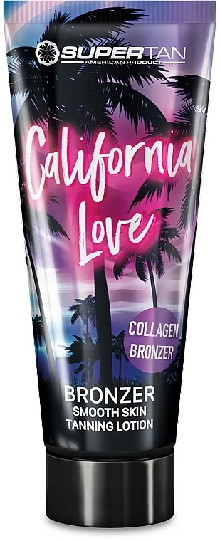Supertan California Love Bronzer Smooth Skin Tanning Lotion Losion za solarijum sa bronzantom, shea puterom i kolagenom