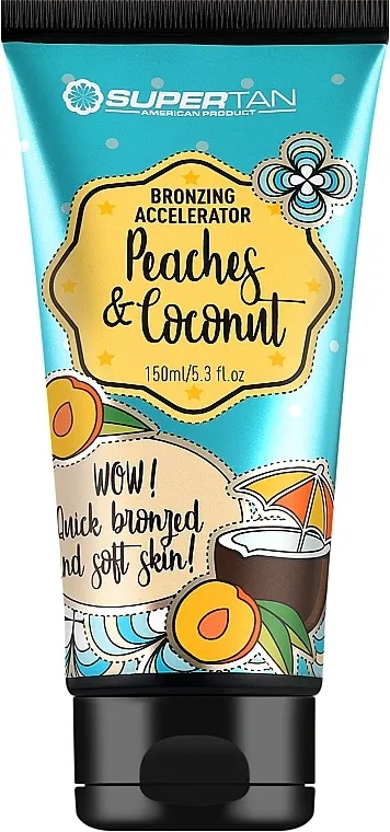 Supertan Peaches &amp; Coconut Bronzing Accelerator Krema za ubrzano tamnjenje u solarijumu "Breskve i kokos"