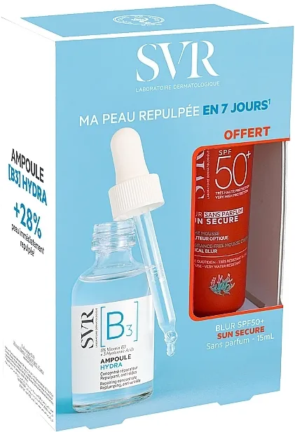 SVR B3 Ampoule + Sun Secure Set (ampoule/30ml + cr/15ml)