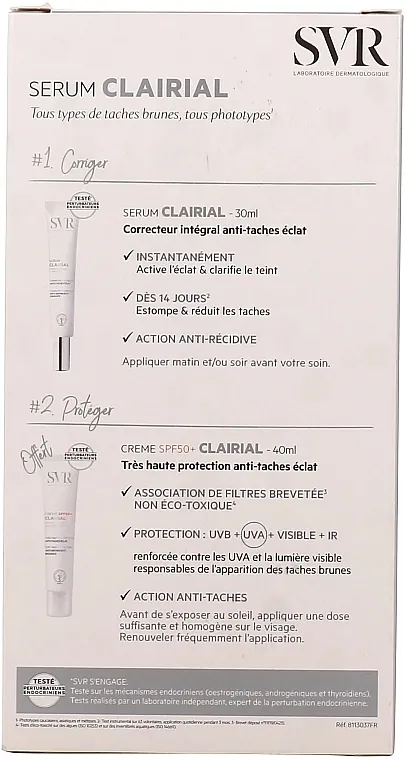 SVR Clairial Serum (ser/30ml + cr/40ml) Set