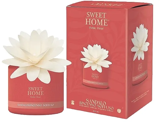 Sweet Home Collection Aroma Diffuser Sandalwood &amp; Soft Incense Difuzor mirisa sa cvetom 'Sandalovina i blagi tamjan'
