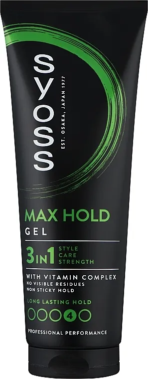 Syoss Max Hold Gel za kosu, maksimalno jako učvršćivanje