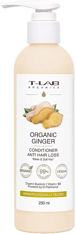 T-LAB Professional Organics Organic Ginger Conditioner Regenerator za oslabljenu i mat kosu