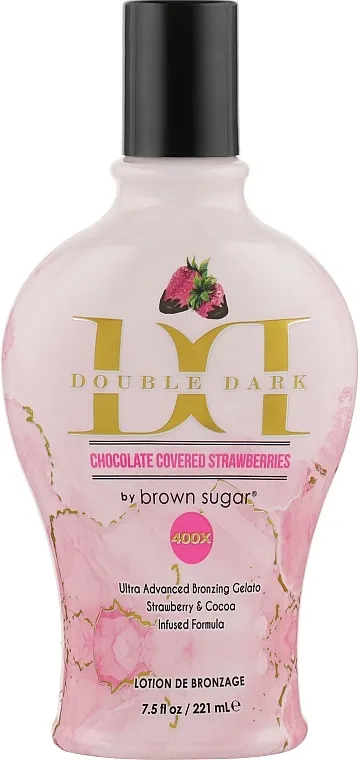 Tan Incorporated Chocolate Covered Strawberries 400X Double Dark Black Solarij krema s ultra tamnim bronzerima i ekstraktom jagode