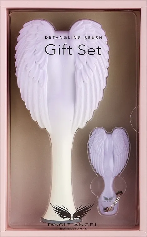 Tangle Angel Limited Edition Gift Set (četka/1kom + mini četka/1kom) Poklon set, mlečno lila