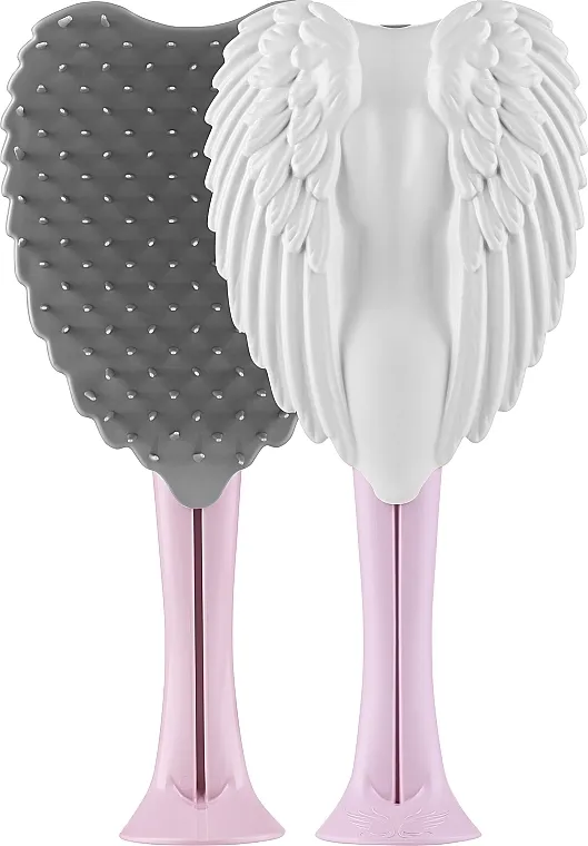 Tangle Angel Pop-Up Detangler Četka za kosu, bela-siva