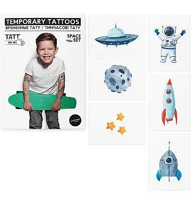 TATTon.me Space Set Privremene tetovaže