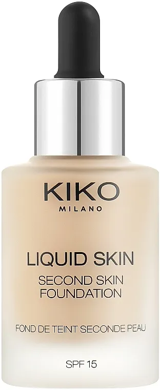 Tekući puder KIKO Milano Liquid Skin Second Skin Foundation