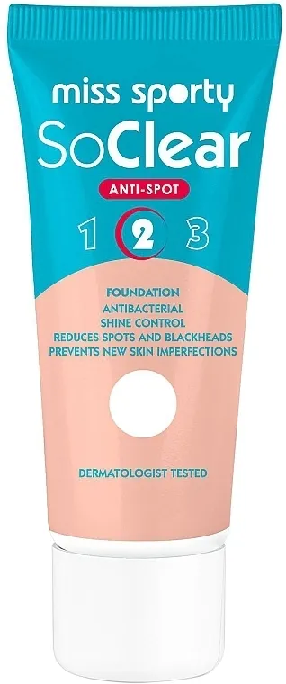 Tekući puder Miss Sporty Foundation So Clear Anti Spot 2