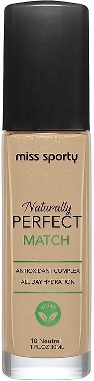 Tekući puder Miss Sporty Naturally Perfect Match