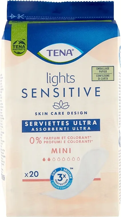 Tena Lights Sensitive Assorbenti Ulta Mini Urološki ulošci, 20 kom.