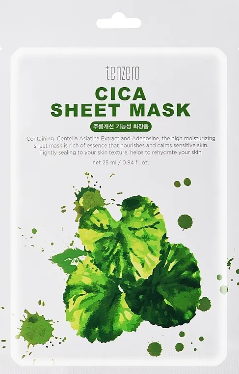 Tenzero Cica Sheet Mask Maska od tkanine Centella