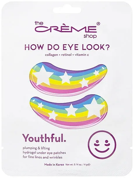 The Creme Shop Hydrogel Eye Patches How Do Eye Look Vibrant Flasteri protiv tamnih krugova ispod očiju