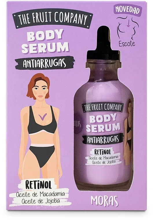 The Fruit Company Anti-wrinkle Blackberries Body Serum Serum za telo i dekolte