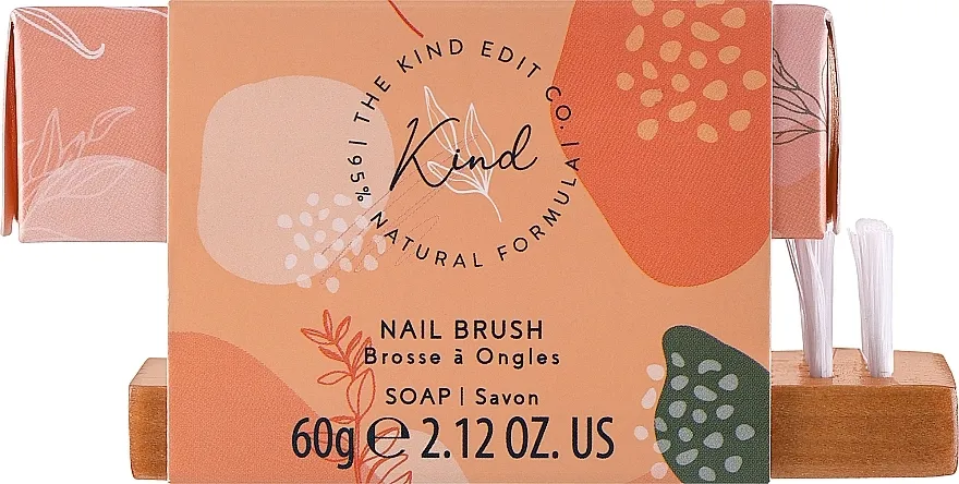 The Kind Edit Co Kind Soap &amp; Nail Brush (soap/60g + n/brush) Set