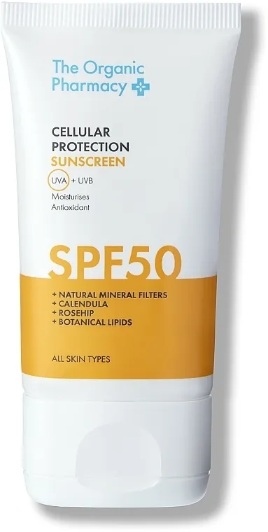 The Organic Pharmacy Cellular Protection Sunscreen SPF50 Zaštitna krema protiv sunca SPF50
