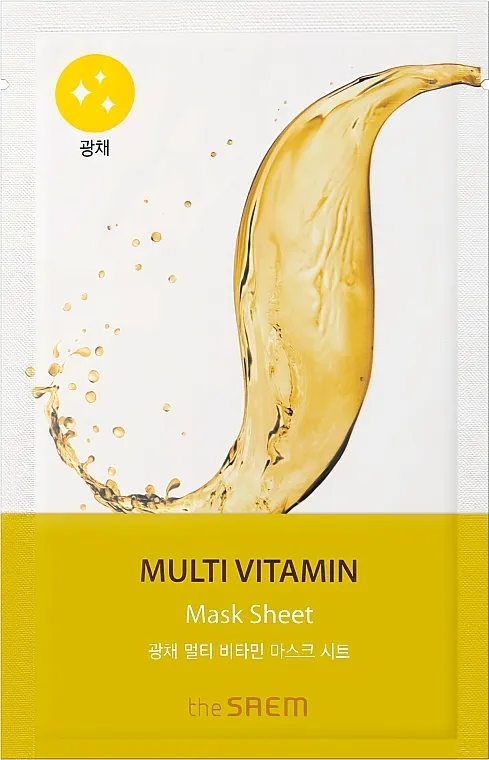 The Saem Bio Solution Radiance Multi Vitamin Mask Sheet Sheet maska za lice