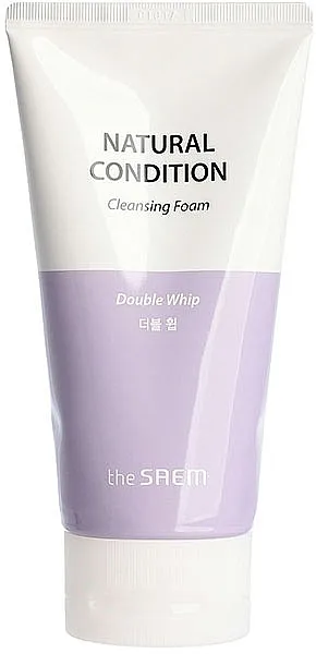 The Saem Natural Condition Cleansing Foam Double Whip Pena za čišćenje za osetljivu kožu