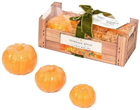 The Somerset Toiletry Co. Pumpkin Spice Soap Bar Gift Set (h/soap/40g + h/soap/75g + h/soap/120g) Komplet