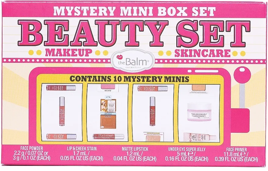 theBalm Mystery Mini Box Set Set, 10 proizvoda