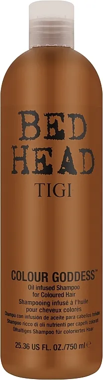 Tigi Bed Head Colour Goddess Oil Infused Shampoo Šampon za jačanje boje
