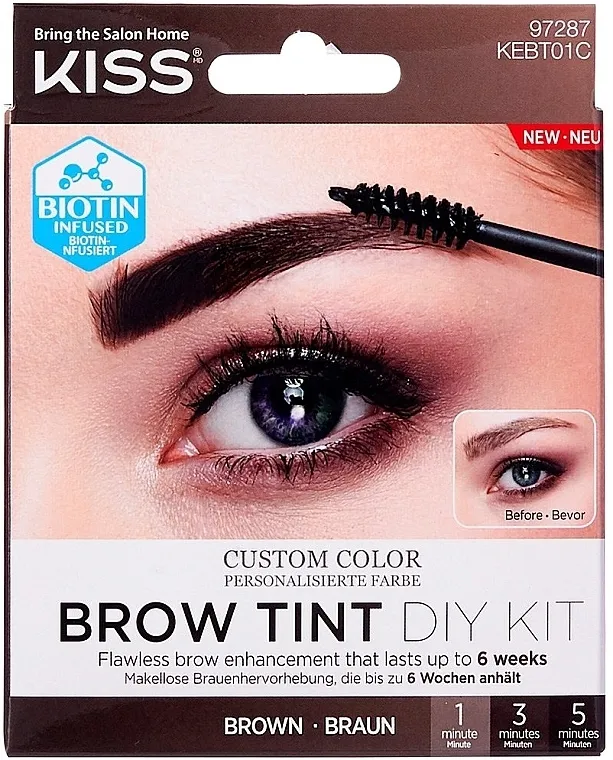 Tint za obrve Kiss Brow Tint DIY Kit
