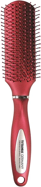 Titania Salon Professional Masažna četka za kosu crvena, 24 cm
