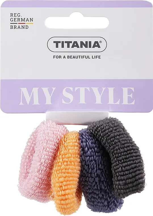 Titania Set šarenih gumica za kosu, 4 kom.