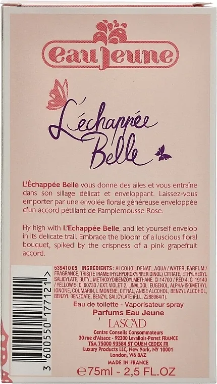 Toaletna voda Eau Jeune L'Echappee Belle