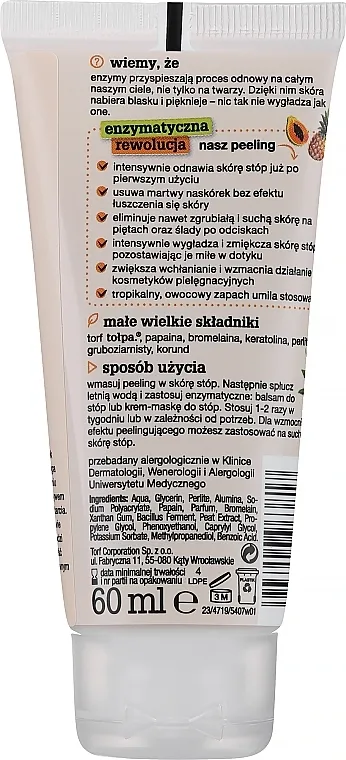 Tolpa Dermo Body Enzyme Enzimski piling za stopala