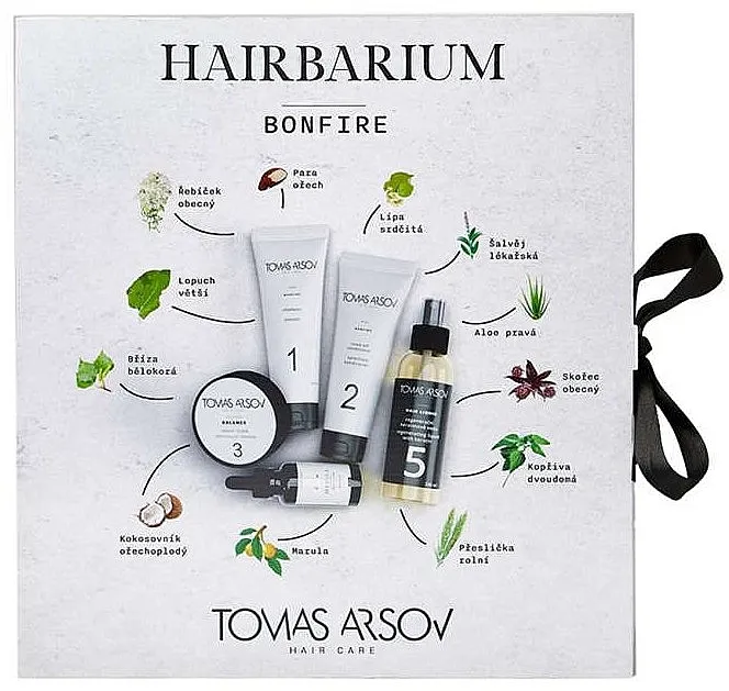 Tomas Arsov Hairbarium Bonfire (shmp/250ml + h/cond/250ml + keratin/200ml + h/oil/50ml) Set