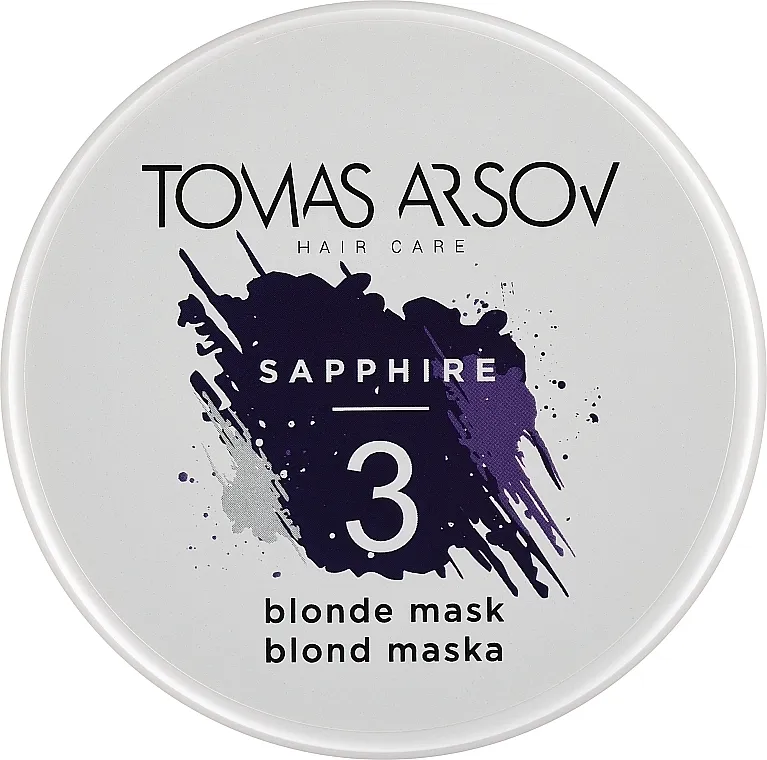Tomas Arsov Sapphire Blonde Mask Maska za svijetlu, farbanu i istaknutu kosu
