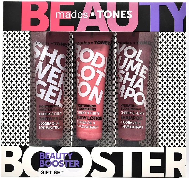 Tones Cheeky &amp; Flirty Beauty Booster Set (sh/g/65ml + lot/b/65ml + shm/65ml) Set "Naughty"