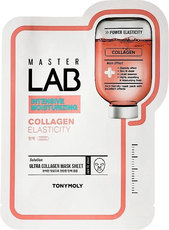 Tony Moly Master Lab Intensive Moisturizing Collagen Elasticity Face Mask Sheet Maska za lice