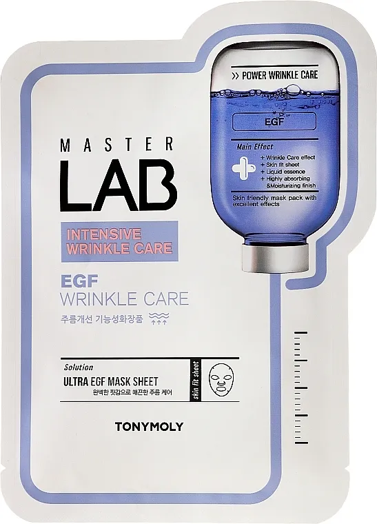 Tony Moly Master Lab Intensive Wrinkle Care EGF Face Mask Sheet Maska za lice
