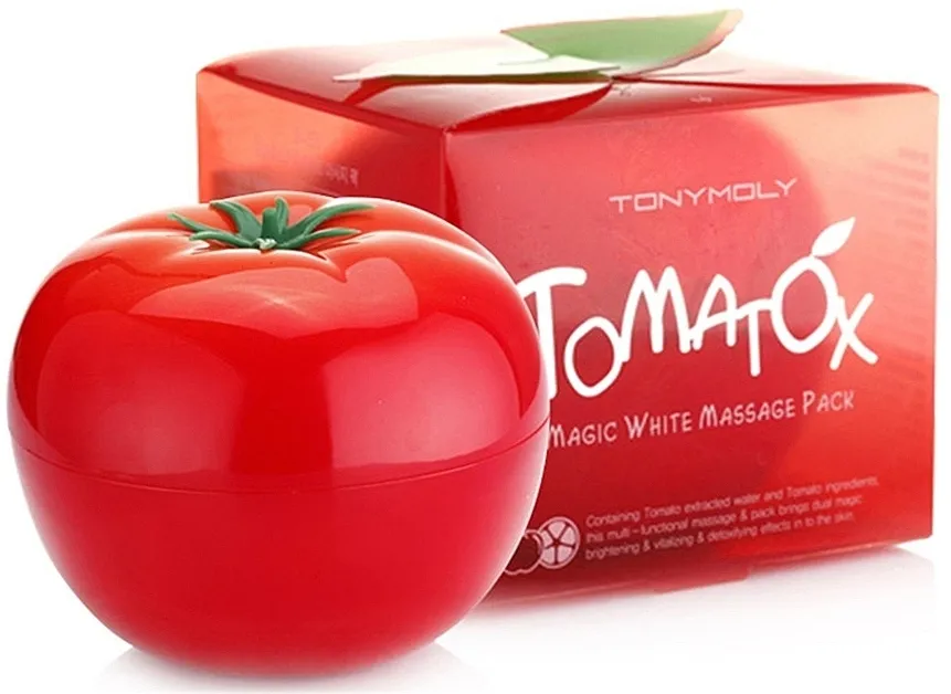 Tony Moly Tomatox Magic White Massage Pack Posvjetljujuća maska ​​za lice od rajčice