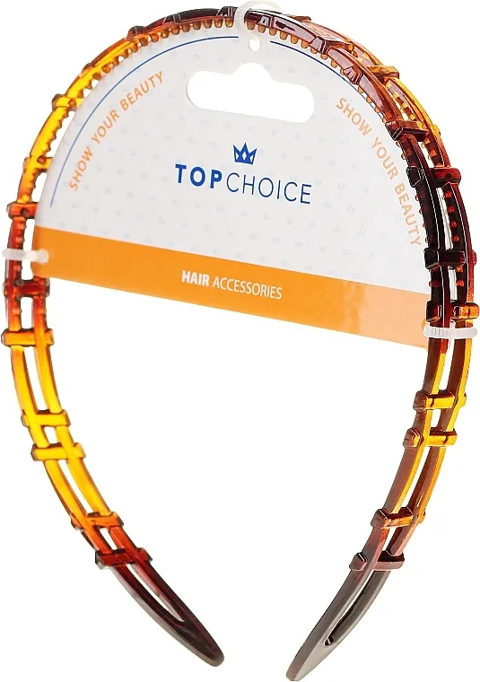 Top Choice Obruč za kosu, 27789, amber