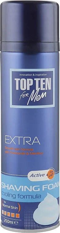 Top Ten For Men Active Pjena za brijanje