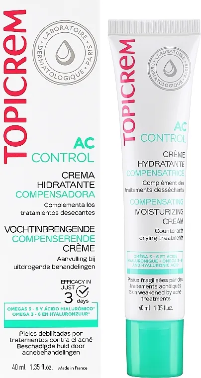 Topicrem AC Compensating Moisturizing Cream Kompenzirajuća hidratantna krema za lice