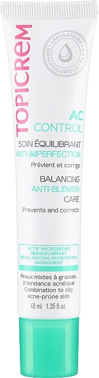 Topicrem AC Control Balancing Anti-Blemish Care Balans sredstvo za negu protiv fleka posle akni