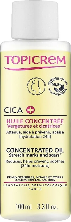 Topicrem CICA Stretch Marks and Scars Concentrated Oil Koncentrisovano ulje protiv strija i ožiljaka